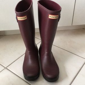 Hunter rain boots